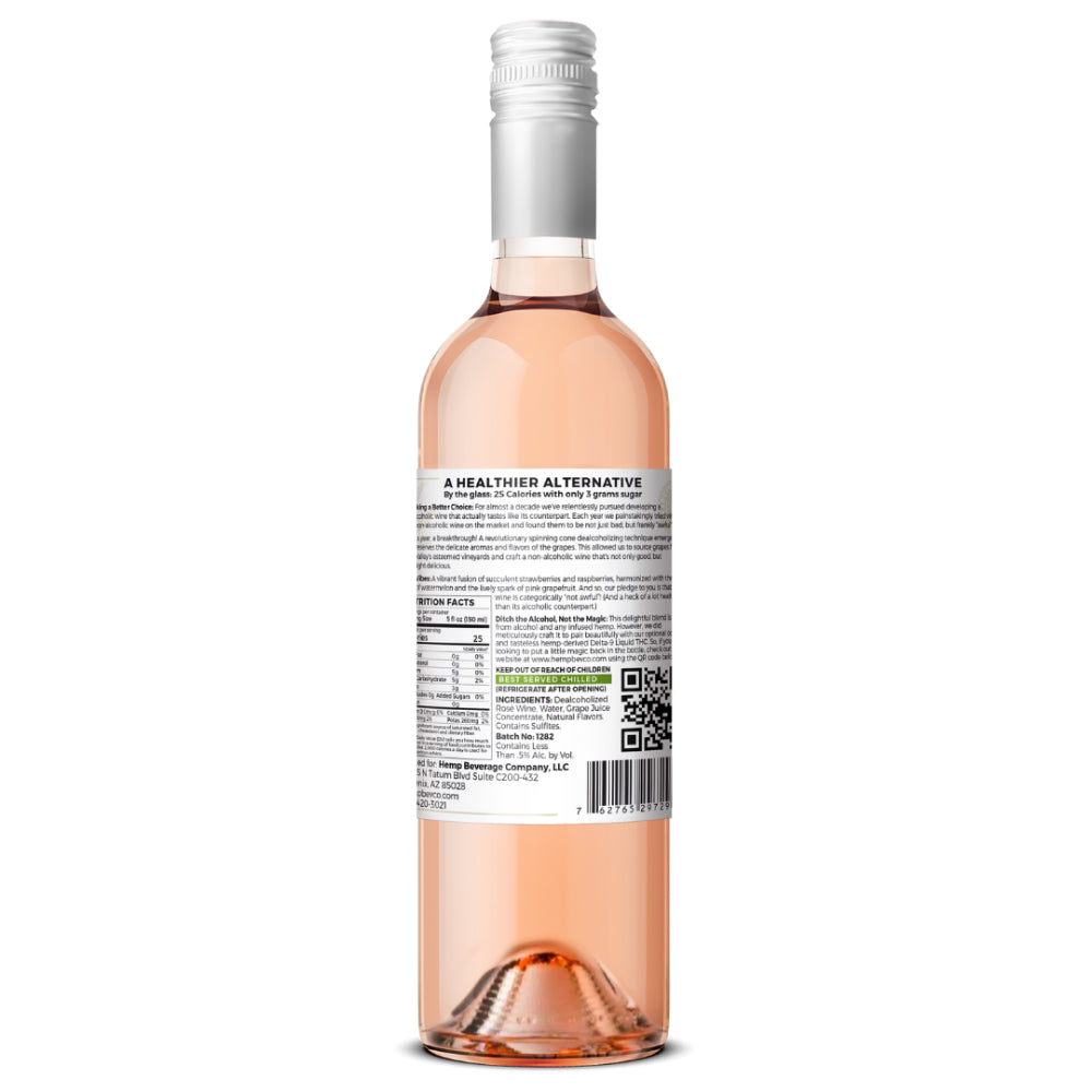 Rose Non-Alcoholic Wine - Sample Wholesale