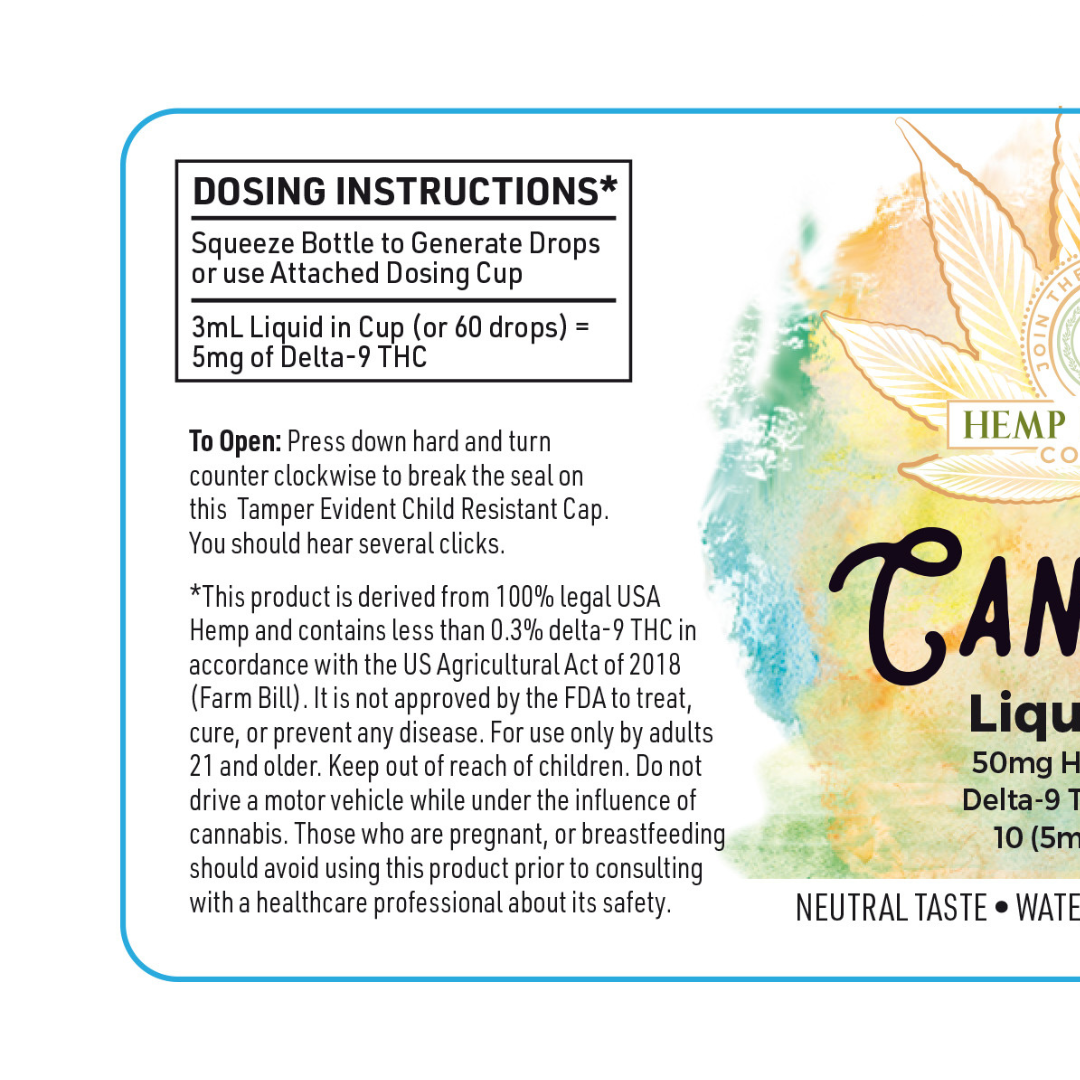 Rose' Non-Alcoholic Wine - 50mg Liquid THC - Wholesale (case of 6)