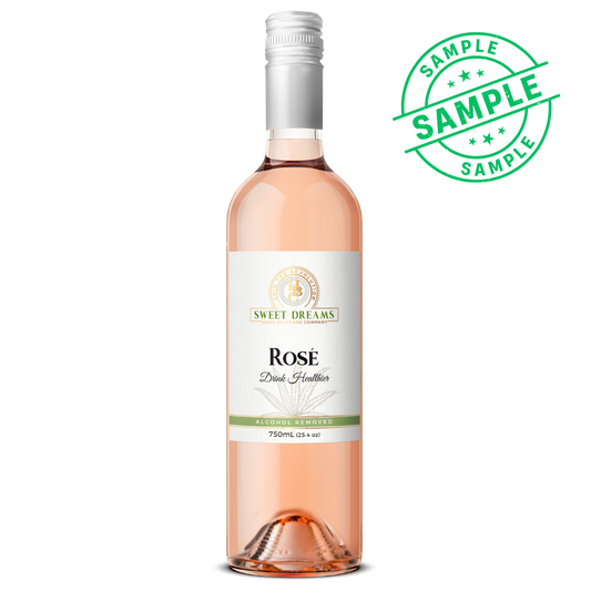 Rose Non-Alcoholic Wine - Sample Wholesale