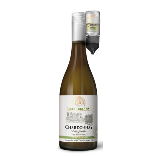 Chardonnay Non-Alcoholic Wine With (50mg) Liquid THC