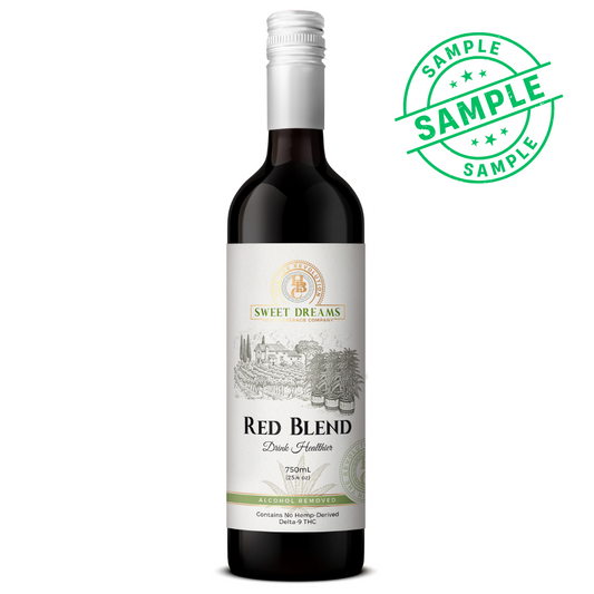 Red Blend Non-Alcoholic Wine - Sample Wholesale