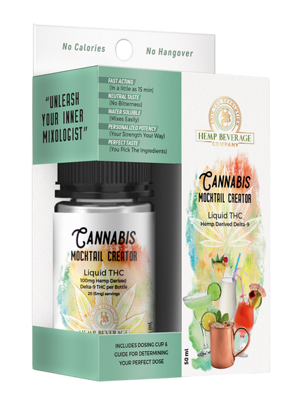 Cannabis Mocktail Creator Liquid THC - 50 MG Hemp Bev Co Cannabis Mocktail Creator Liquid THC - 50 MG Hemp Bev Co