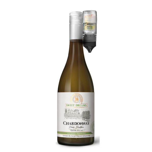 Chardonnay Non-Alcoholic Wine With (50mg) Liquid THC