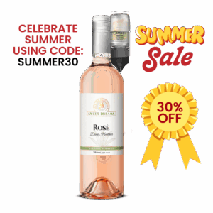 ROSE’ Non-Alcoholic Wine With (50mg) Liquid THC