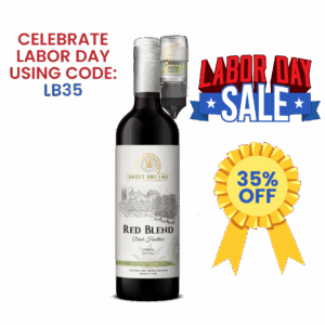 Red Blend Non-Alcoholic Wine With (50mg) Liquid THC