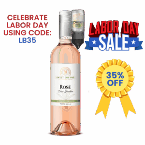 ROSE’ Non-Alcoholic Wine With (50mg) Liquid THC